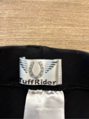 2 Pair Girl’s TuffRider Equestrian Riding Slacks, Black & Beige Equestrian